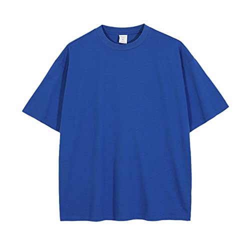 T-shirt d'été homme tendance style urbain manches courtes couleur unie YK-5 L