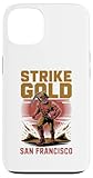 gold strike portugal Installation facile Strike Gold San Francisco Cool Football City Sport Fan Coque pour iPhone 13