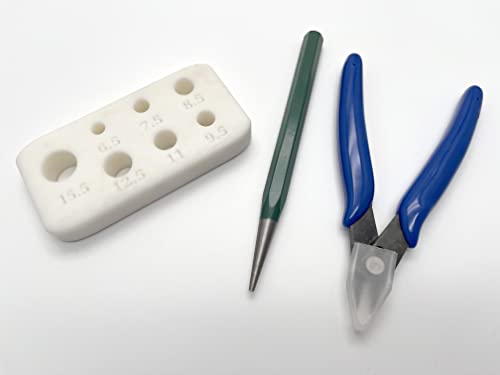 3dancraftit Snap Fastener & Rivet Remover Tool Precision Chisel for Leather Craft & Fabric Safely Detach Press Studs Without Damaging Material DIY Sewing Repair Kit