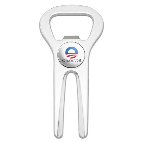 Graphics & More Obama 2028 Circle Golf Golfing Divot Repair Tool Bottle Opener
