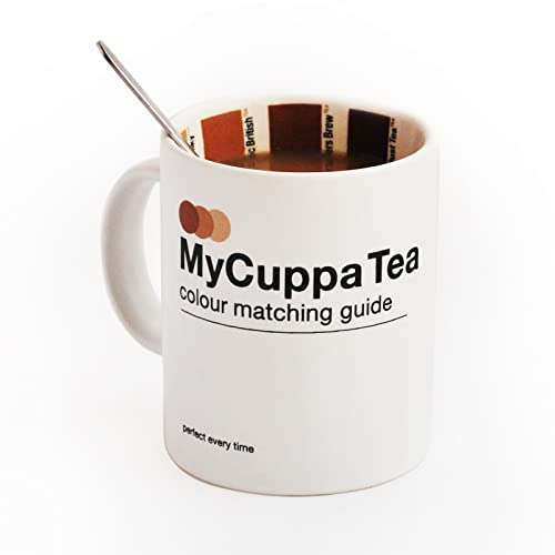 Suck UK Tea Mug Novelty Mug For Tea Colour Guide Mugs For Men & Women Tea Cup & Large Mug Office Gifts Cups And Mugs Kitchen Accessories New Job Gifts Or Tea & Coffee Mugs Gifts For Women