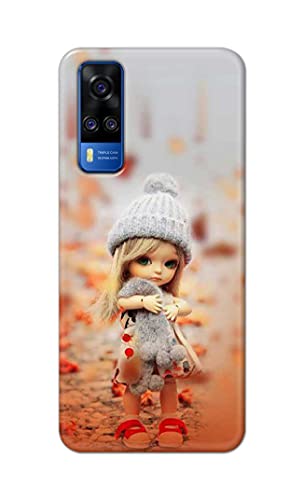 Image of PRINTFIDAA Doll Cute Girl Amazing Beauty Little Kid Child Playing Hard Back Cover for Vivo Y51 / Vivo Y51A / Vivo Y31 Back Cover -(P6) KAT1001