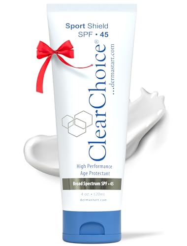 Clear Choice Sunscreen for Face SPF 45, Oil Free Sunblock & Light...