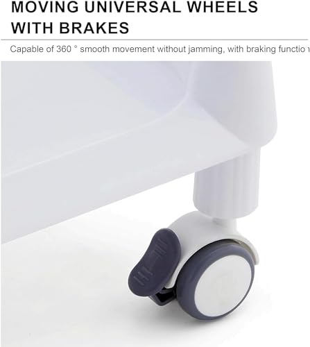Chariot utilitaire mobile à 3 étagères pour l'organisation des soins - 5