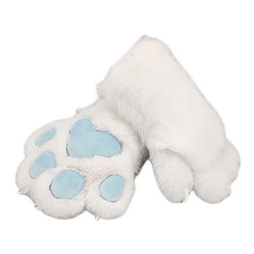Guantes de patas sintéticas con almohadillas detalladas texturizadas de mujer