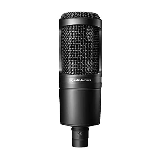 Audio-Technica 2020 Micrófono de Condensador Cardioide Negro | Ya disponible en tu tienda friki favorita! En mundofriki.es!