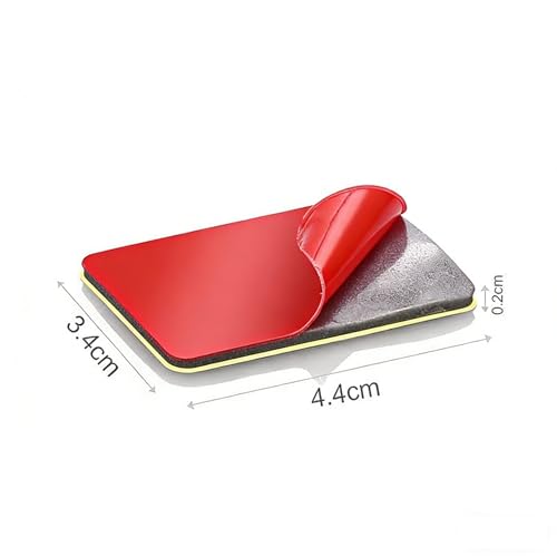 Zodazoqa 6er-Pack 3M doppelseitige Klebepads für Dashcams, kompatibel mit GoPro Helmhalterungen und geeignet für SJCAM, Nextbase Action-Kameras