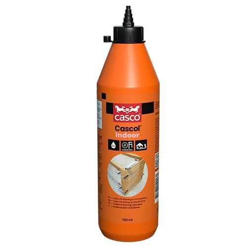 Casco Cascol Indoor - Schnellhärtender Holzkleber zum Verkleben von Holz auf Holz im Innenbereich. 750 ml