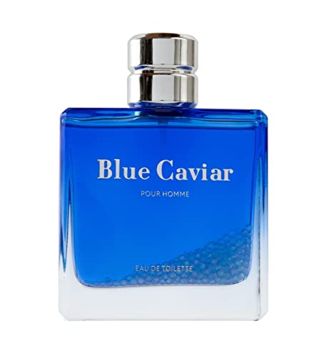 Syren Blue Caviar Cologne Men Spray - Original Eau De Toilette Fragrance For Him, Perfume Gifts Man, Designer Smelling Guys Cologne, Men’s Edt, Perfumes Para Hombres, Mens Top Fragrances Gift #TOP2