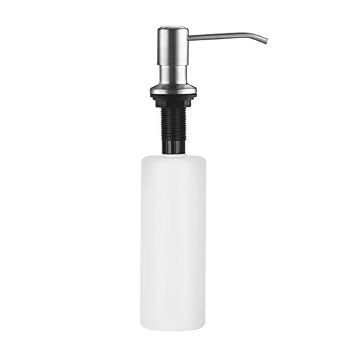 Distributeur de savon en acier inoxydable Newcomdigi pour lavabo. Pratique et robuste Cover