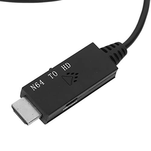 Adaptador N64 para HDMI, Full HD 1080P Conversor N64 para HDMI para N64, SNES, NGC, SFC, Plug and Pl
