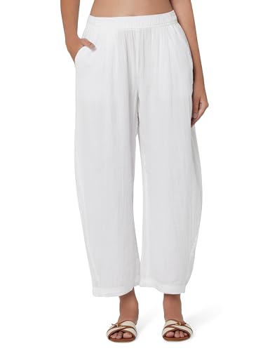 Image of Gap Women Solid Relaxed Fit Full Length Trousers
