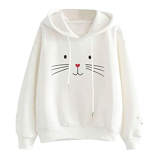 a to z creation Cute Printed Fleece Hooded Neck Hoodie for Women-picture-16