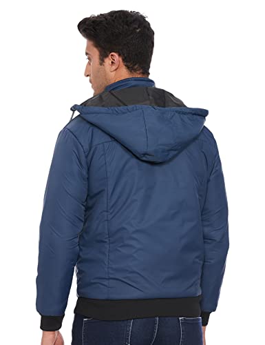 Image of Christy World Men's Regular fit Jacket (FULLJCKET MNS 041 DARKGRY L Dark Grey Large)