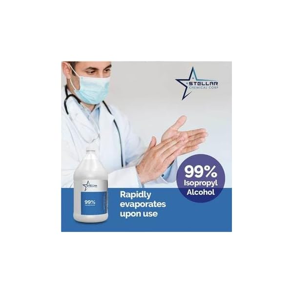 Stellar-Chemical-Isopropyl-Alcohol-IPA-99-Purity-Made-in-USA-1-Gallon Stellar-Chemical-Isopropyl-Alcohol-IPA-99-Purity-Made-in-USA-1-Gallon