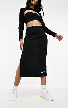 ☆NIKE☆Nike Sportswear Women's Skirt Nike Sportswear Women's Woven Skirt, Gray, Medium at Amazon