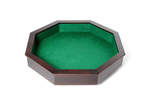Engelhart - Piste de jeux de dés en bois octogonale 38,5 cm - 300812-A
