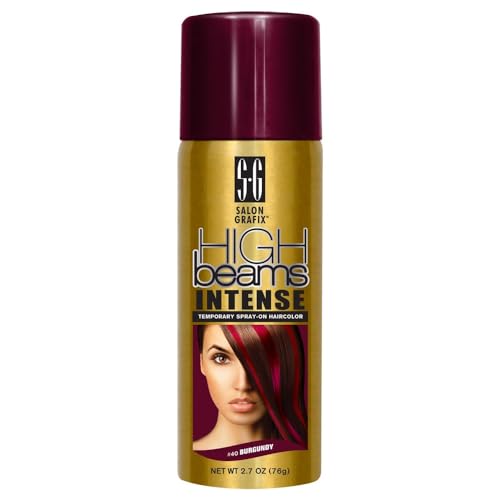 High Beams Spray Temporal de Color Para Cabello Burgundy 2.7 oz