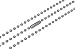 Stainless Steel Ball Chain 30 Inches 3.2mm Heavy Duty Necklace for Pendants and Military Dog Tags