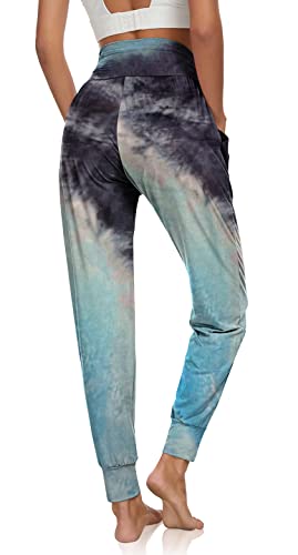 Image of UEU Women's Cozy Yoga Joggers Pants Loose Workout Sweatpants Comfy Lounge Pants with Pockets