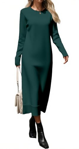 Long Sweater Dress for Women Loose Knitwear Striped Long Dresses Stylish  Autumn and Winter Outfits - Product Details