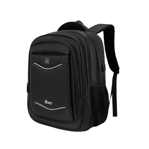 Mochila Notebook Executiva Bogdan Saída USB Grande Reforçada Unissex Trabalho Escolar Bolsa Viagem (Preto Executiva)