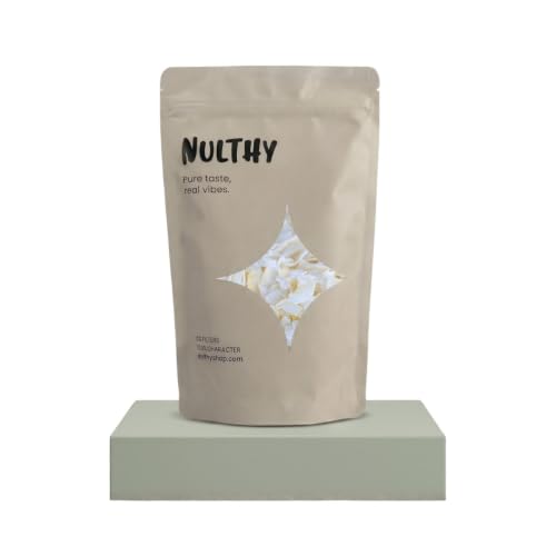 NULTHY 1kg - Chips de Coco Deshidratado Ecológico, Láminas Crujientes BIO, Snack Natural Sin Azúcar Añadido