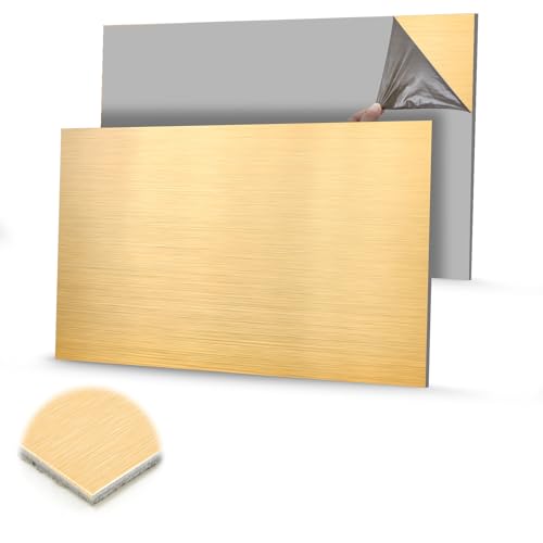 Blulu 2 Pcs Aluminum Composite Panel, 1/8