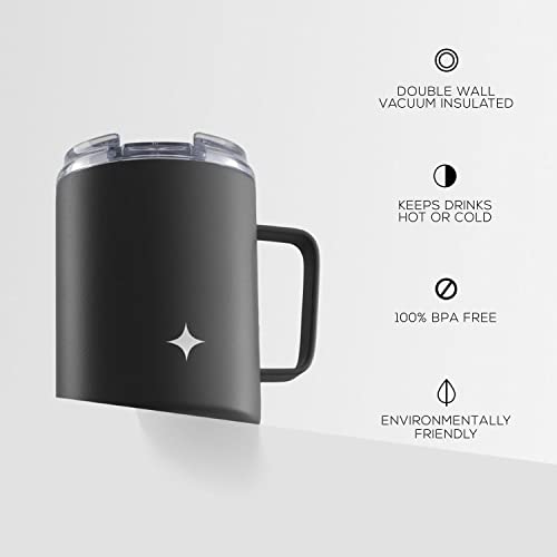 image for JoyJolt Triple Insulated Tumbler with Handle. 12 oz Tumbler Cup with L
