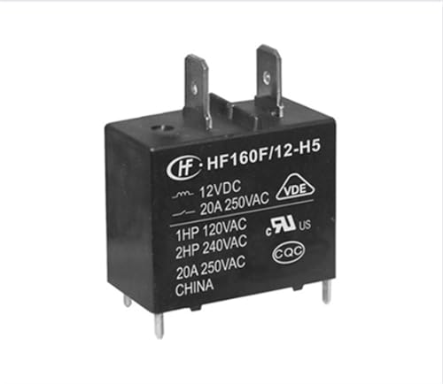 Evita fallos de corriente con el relé HF160F-12-H5T de 4 pines pack de 10 unidades