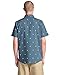 Volcom Men's Patterson Short Sleeve Button Down Woven Shirt, Dark Slate, XXLarge