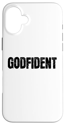 Godfident �N���X�`���� �M�� �_�ւ̐M�� �@������ �X�}�z�P�[�X iPhone 16 Plus �p