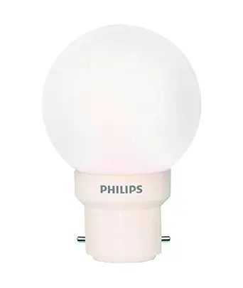 PHILIPS 0.5 Watts B22D LED White Bulb (Deco Mini)