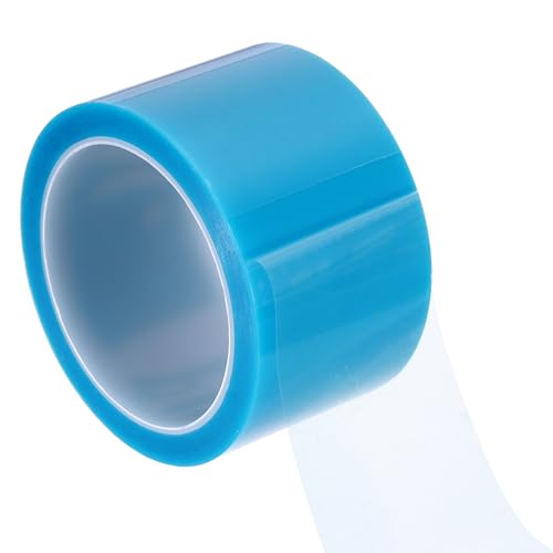 Image of PATIKIL 60mm x 50m Refrigerator Tape PET Fridge Non-Residual Adhesive Tape for Fixing Drawer Refrigerator Air Conditioner Printer Sky Blue