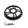 Glintique Bafang BBSHD 42T Narrow Wide Chainring - Mid Drive Ring for 10-12 Speed Chains(Black) #1