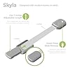 Baby Proofing Child Safety Locks (16 Pack) by Skyla Homes - The Safest, Quickest and Easiest 3M Adhesive Cabinet Latches, No Screws & Magnets, Multi-Purpose for Furniture, Kitchen, Ovens, Toilet Seats #2