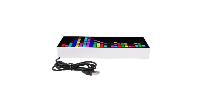 Visualizzatore Spettro Musicale A LED Con Tubi Nixie IN9 - Fonometro Vintage Con Ingresso AUX E Microfono Per Audio E Home Studio - 5