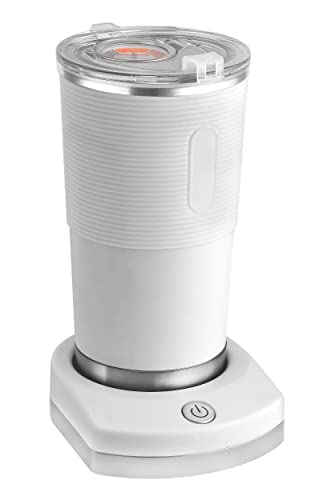 Kalorik TKG TMUG 1000 Thermos Electrique de Voyage Température Réglable Sans Fil 380 ml Poignée Silicone 600 W Blanc
