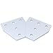 KOOTANS 4pcs 5Hole 2020 Series T Shape Outside Joint Plates 90 Degree Connection Joint Board Corner Joining Plate Bracket for Standard 6mm Slot Aluminum Extrusion Profile 3D Printer Frame