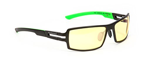 Gunnar Optiks RPG Designed By Razer gafas para ordenador Unisex Verde - Gafas para ordenador (Unisex, Rectángulo, Juego, Verde, Negro, Verde, Aleación de aluminio y magnesio)