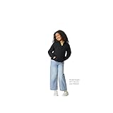 Gildan Youth Full Zip Hoodie Sweatshirt, Style G18600B, Black, Large - Image 5