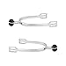 Dover Saddlery Suffolk Ladies' Roller Spurs, Size: Ladies