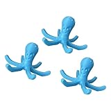 NVOQILIN Juego de 3 soportes decorativos para botellas de agua, diseño de pulpos creativos