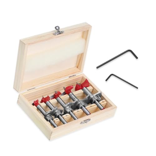 Kit de brocas ajustables para bisagras de 15-35mm, 5 piezas