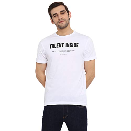 Image of Red Tape Men's Printed Regular Fit T-Shirt