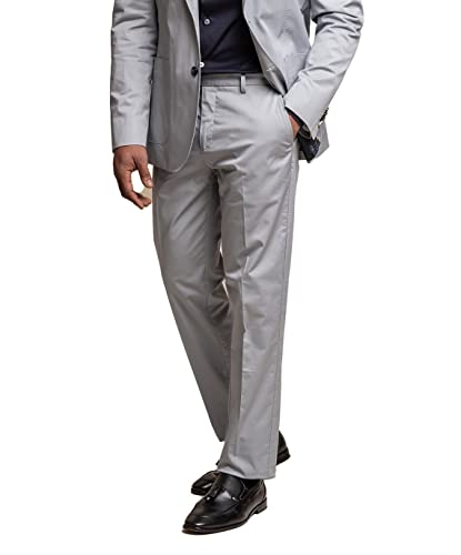 Costume homme été contre la chaleur ensemble mariage coton bleu glace ajusté 2 pièces