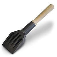 VOOXA Premium KLOTZKELLE zum Anheben von Glasscheiben | aus stoßfestem Kunststoff mit astfreiem Holzgriff | 65x20x277mm, schwarz | Tür-/Fensterflügel, Rolladenkasten, Fliesen usw.