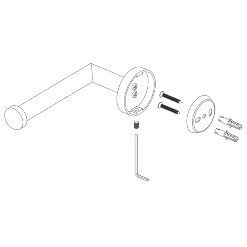 Porte-papier hygiénique mural lot de 4 pour optimiser le rangement de douche