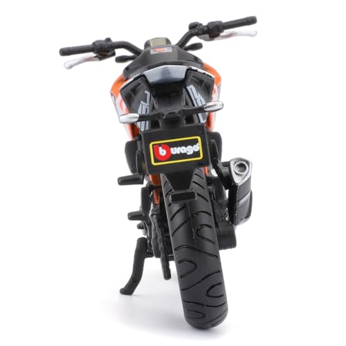 Bburago KTM 250 Duke Motorbike - 1:18 Scale - Incredibly Detailed Die-Cast Replica Collectible Motorcycle, Metal