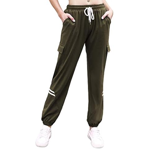 Pantalón Largos Algodón Mujer Chándal Deporte Cover